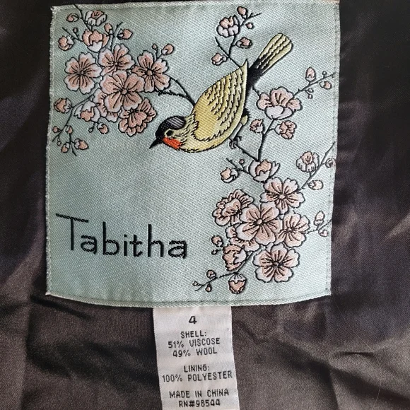 Tabitha Brown Wool Blend Blazer Jacket, 4 - Picture 8 of 9